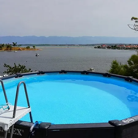 Seaside With A Swimming Pool Nin, Zadar - 6153 דירה *